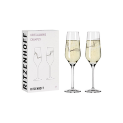Ritzenhoff Champagnerglas Kristallwind, Kristallglas