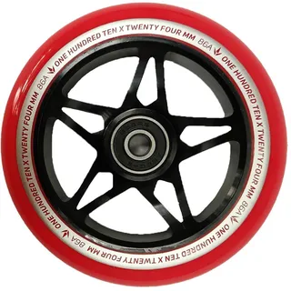 Blunt S3 Scooter-rad - Black / Red - 110mm