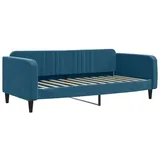 vidaXL Tagesbett Blau 90x200 cm Samt