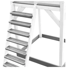 Axi Spielturm Beach Tower mit Roxy Nestschaukel Blau/Grau