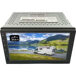 berggps 2-DIN Unterputz LKW/Wohnmobil Navigation mit Carplay Android Auto DAB Radio WiFi
