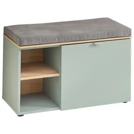 Innostyle Bari 78 x 50 x 38 cm Schubladen / Schilfgrün / Eiche