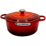 Le Creuset Signature Bräter 30 cm rund kirschrot