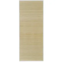 vidaXL Teppich Bambus Natur Rechteckig 150x200 cm