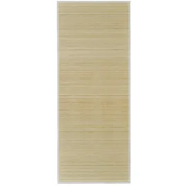 vidaXL Teppich Bambus Natur Rechteckig 150x200 cm
