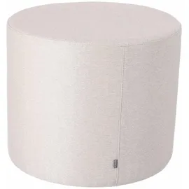 jan kurtz Pouf Rondo Polyester 50 x 42 x 50 cm Beige