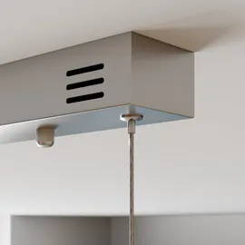 LUCANDE Lyani dimmbar, Modern in Chrom aus Metall 3-flammig Wohnzimmerleuchte