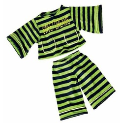 Living Puppets Handpuppe Handpuppen Pyjama grün/schwarz Living Puppets für Living Puppets 45 cm W657 (Packung), Sehr gut geeignet um Geschichten zu erzählen