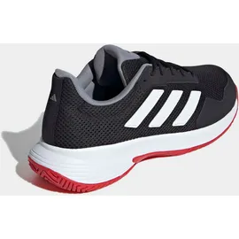 adidas PERFORMANCE Court SPEC 2 Tennis Shoes, core Black / Cloud White / scarlet, 46 EU
