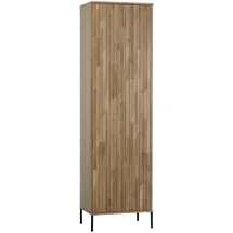 Woood Gravure Mehrzweckschrank 60 x 210 x 42 cm Beige
