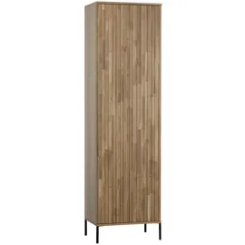 Woood Gravure Mehrzweckschrank 60 x 210 x 42 cm Beige