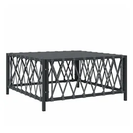 vidaXL Gartentisch Anthrazit 70x70x34 cm Gewebe
