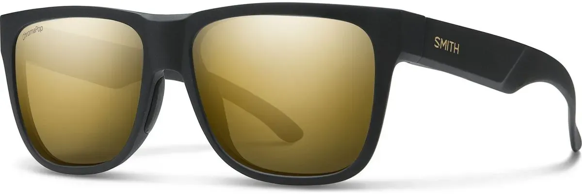 Smith Lowdown 2 matte black gold chromapop polarized black gold mirror (0NZ-56HN)