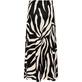 Only Maxirock Damen Bedruckt Schwarz XS