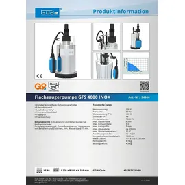 Güde GFS 4000 Inox