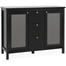 Quartier Cordoba Kommode 110 x 90 x 40 cm schwarz