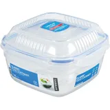 Lock & Lock LocknLock TO GO Salatbox to go mit 2 Fächern und Dressingbehälter 1,6 L