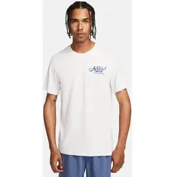 NIKE Herren Shirt Dri-FIT Fitness, PLATINUM TINT, M