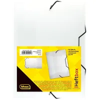 IDENA Schnellhefter A5 Transparent/Weiß