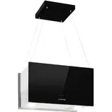 Klarstein Kronleuchter L Inselhaube 60 cm schwarz