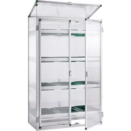 BECKMANN Gewächshaus Alu Silber 6 mm 0,38 m2