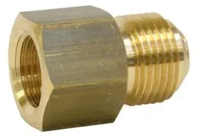 Reduziernippel 1/4` (AG) auf 3/8` (IG) für Kältemittelleitungen/Kupferrohr SAE