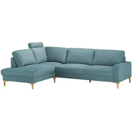 Gray & Jones Cord-Sofa Capa ¦ türkis/petrol ¦ Maße (cm): B: 276 H: 86 T: 200.0