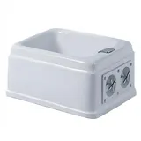 auq2a Fußsprudelbad Fußmassagebad Fußbadewanne Pedikürebecken, Fußwanne 57x45 cm
