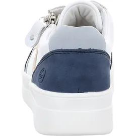 REMONTE Damen D0J01 Sneaker Low, Weiss 85, 43 EU