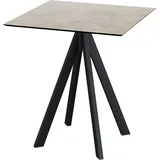 Essentials Infinity Klapptisch 70 x 70 x 73,2 cm schwarz/weiß