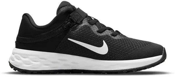 NIKE Kinder Freizeitschuhe REVOLUTION 6 FLYEASE NN, BLACK/WHITE-DK SMOKE GREY, 31 1⁄2