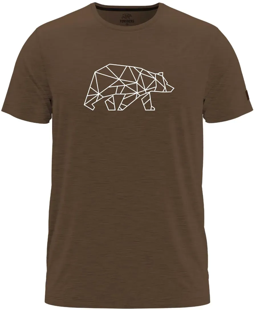 FORSBERG Finnson T-Shirt mit Brustlogo