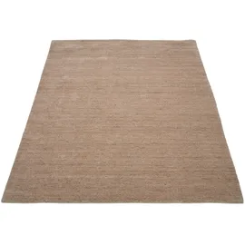 OCI DIE TEPPICHMARKE Wollteppich OCI DIE TEPPICHMARKE "SAMBIA", beige (holz), B:200cm H:16mm L:300cm, Schurwolle, Teppiche, reine Wolle, Handloom, hochwertig verarbeitet, natürlich warm
