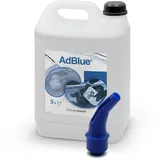 AdBlue inkl. Ausgießer, Harnstoffbasiertes Dieselmotor-Additiv zur Verringerung der NOx-Emissionen, gemäß ISO 22241-1, 5-L-Behälter