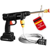 Genius Pressure Cleaner Akku Druckreiniger 12-TLG., Druckpistole Waschpistole mit