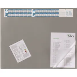 Durable Schreibtischunterlage Kunststoff grau