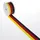 Deko AS GmbH Dekoband Polyester schwarz/rot/gelb 15 mm x 25 m