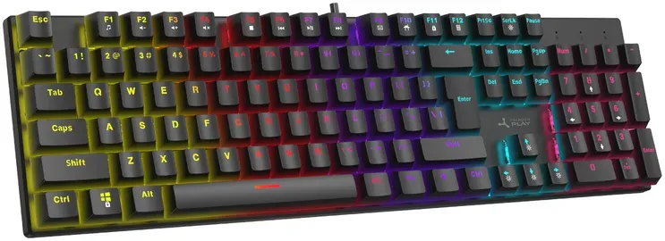 Neue Gaming-Tastatur Mechanisch Triadyn PLAY TAYGETE RGB Anti-Ghosting Rote Switches Für Gamer