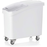 Was 9214 102 Polyethylen Zutaten/Lagerbehälter mit Deckel aus Polycarbonat, 102 L, 77.5cm Länge, 40.5cm Breite, 73.5cm Höhe