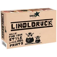 Kreul Linoldruck Set 8 Teile 20 ml braun