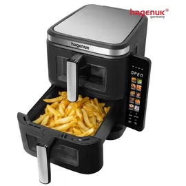 Hagenuk Doppel-Heißluftfritteuse DAF 2800.12 schwarz