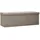 vidaXL Sitzbank Faltbar Taupe 110 x 40 x 48 cm