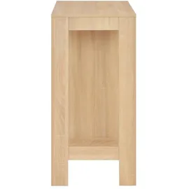 vidaXL Bartisch mit Regal 110 x 50 x 103 cm Eichenbraun