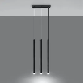 Sollux Lighting Hängeleuchte Pastelo 3 Schwarz