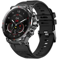 Knauermann GPS 2 (2023) Schwarz- Sportuhr Smartwatch - AMOLED-Display