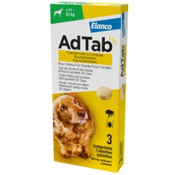 AdTab Kautabletten für Hunde +2,5-5,5kg - pro Packung