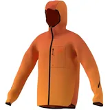 adidas Terrex Xperior Clima365 Light Windweave Kapuzenjacke dunkelorange grau - XL