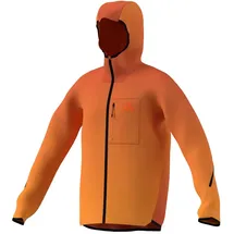 adidas Terrex Xperior Clima365 Light Windweave Kapuzenjacke dunkelorange grau - XL