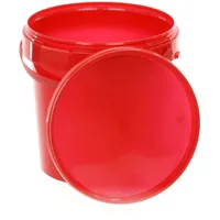 Benbow Eimer mit Deckel 1l rot 20x 1 Liter