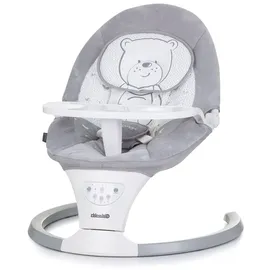 Chipolino Babywippe Lera Musik, Sicherheitsgurt, Kissen, Fernbedienung, Timer grau